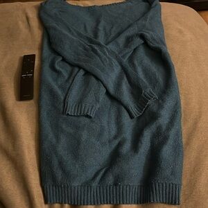 Caslon open v-back knitted top/dress